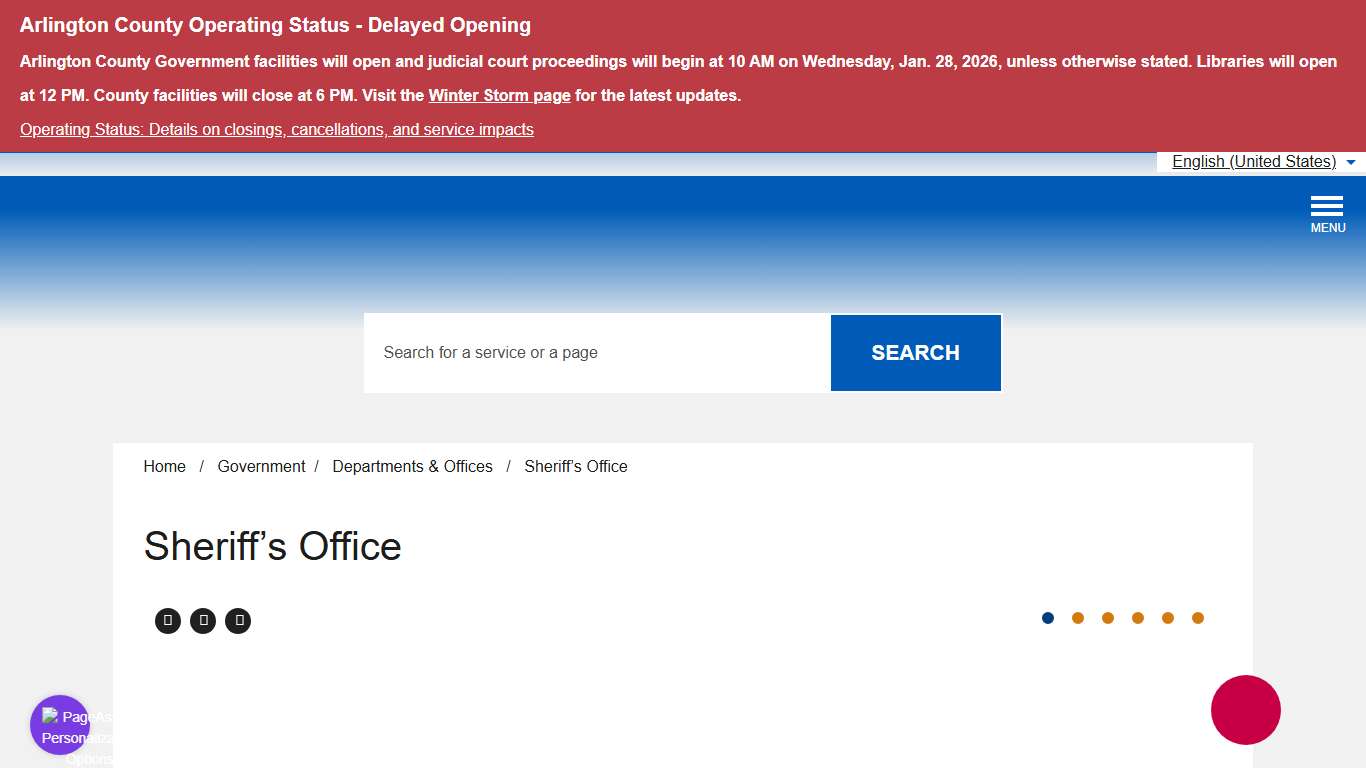 Sheriff’s Office – Official Website of Arlington County Virginia Government